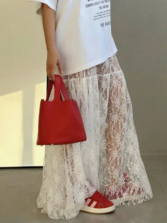 SOPHIA LACE MAXI SKIRT