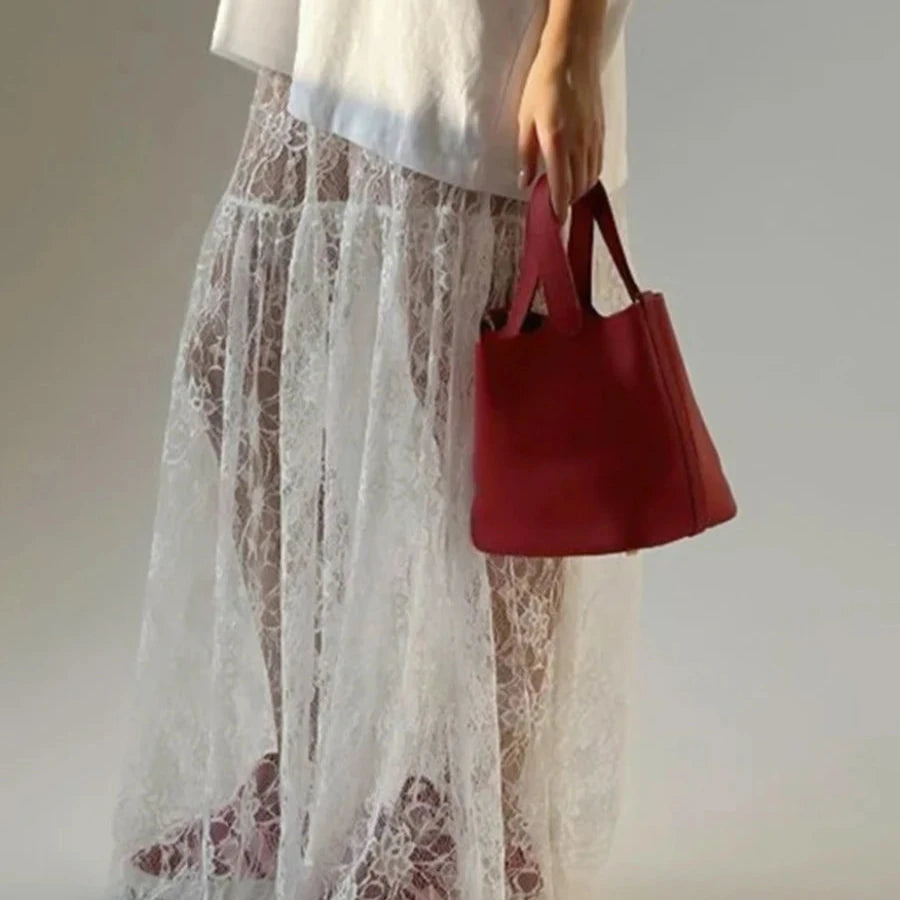 SOPHIA LACE MAXI SKIRT